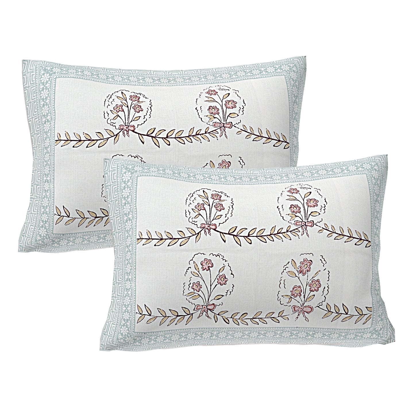 Modern Motif Pillow Covers pair - grey