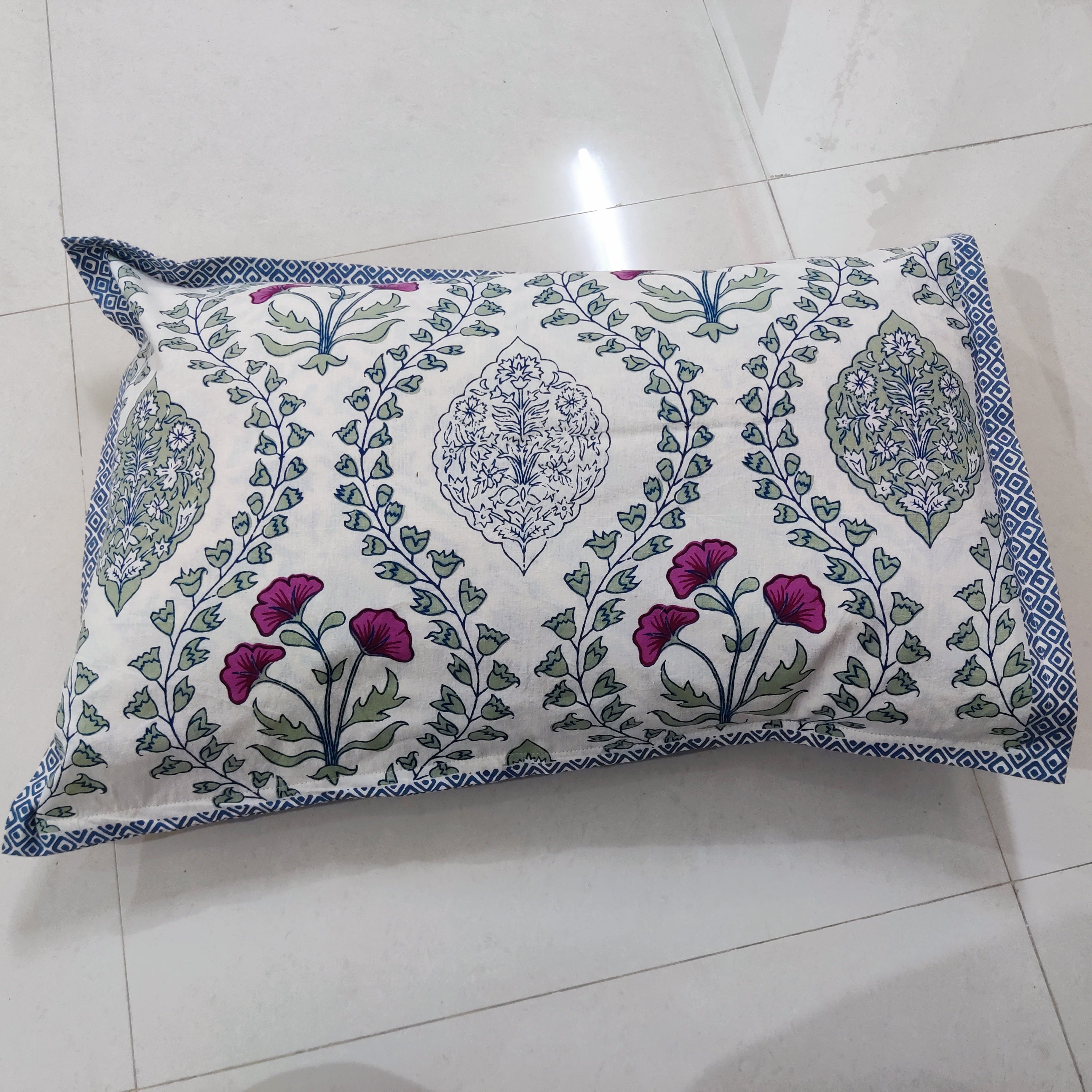 Block print pillow clearance covers