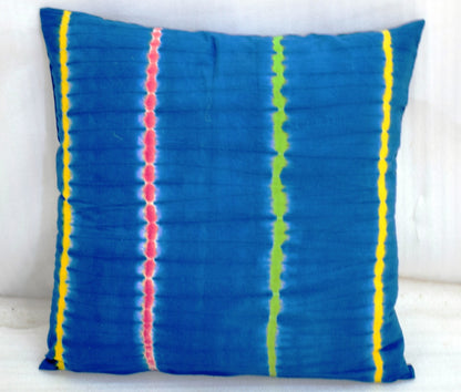 Hand Tie and Dye Lehariya -Set of 4 Cushion covers