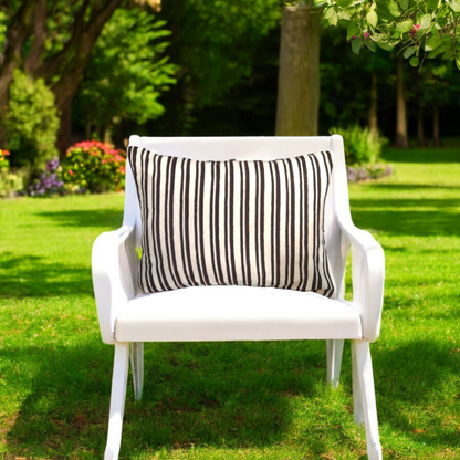 14 x 20 inch stripes brown velvet lumber cushion cover/ sham