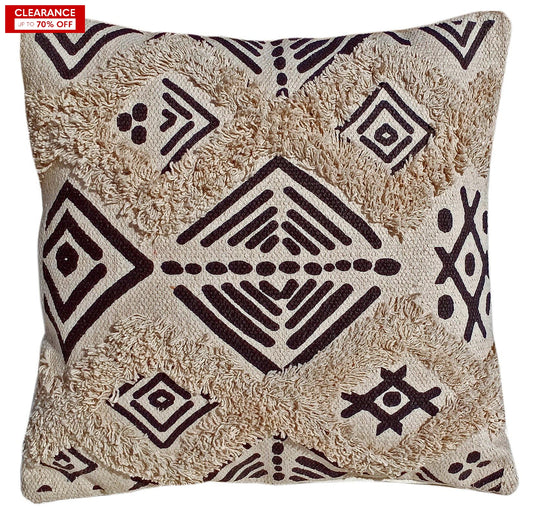 16" bohemian Cushion Cover -ikkigai - The Teal Thread