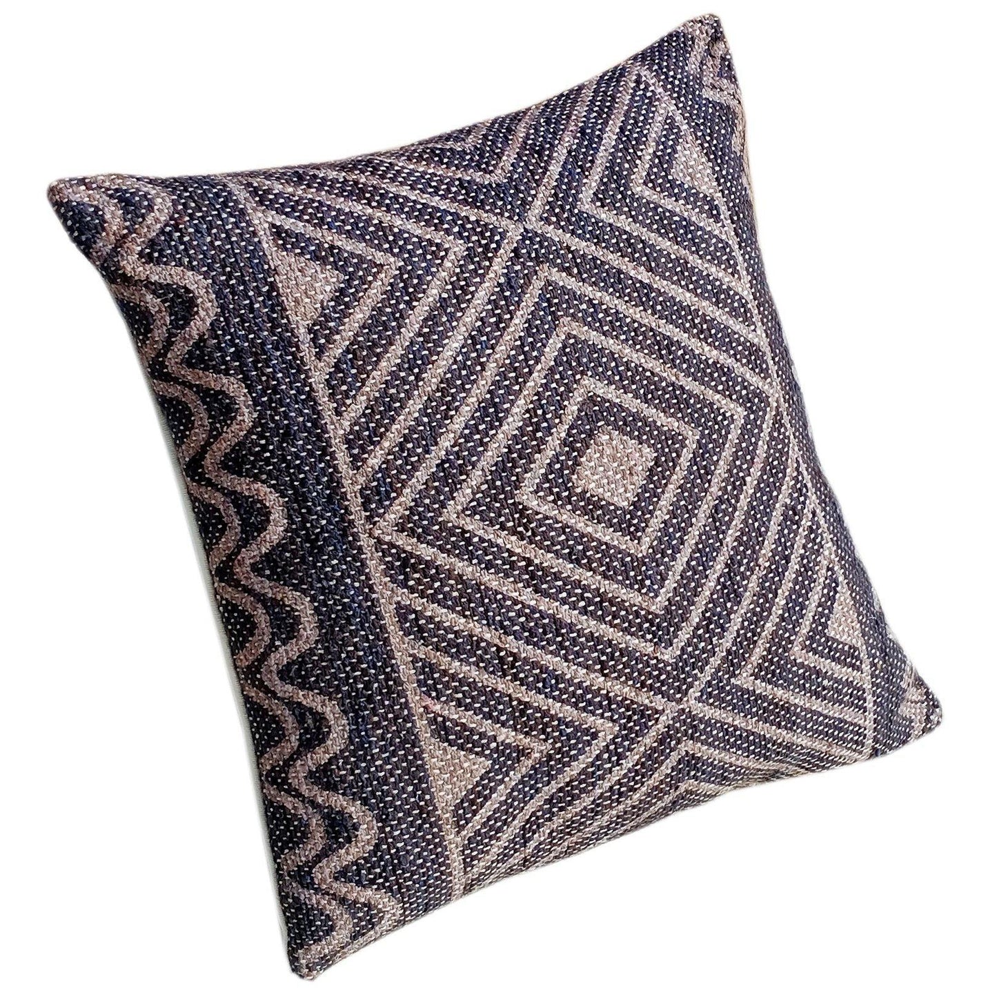 18" Designer Cushion Cover -Geometric - The Teal Thread