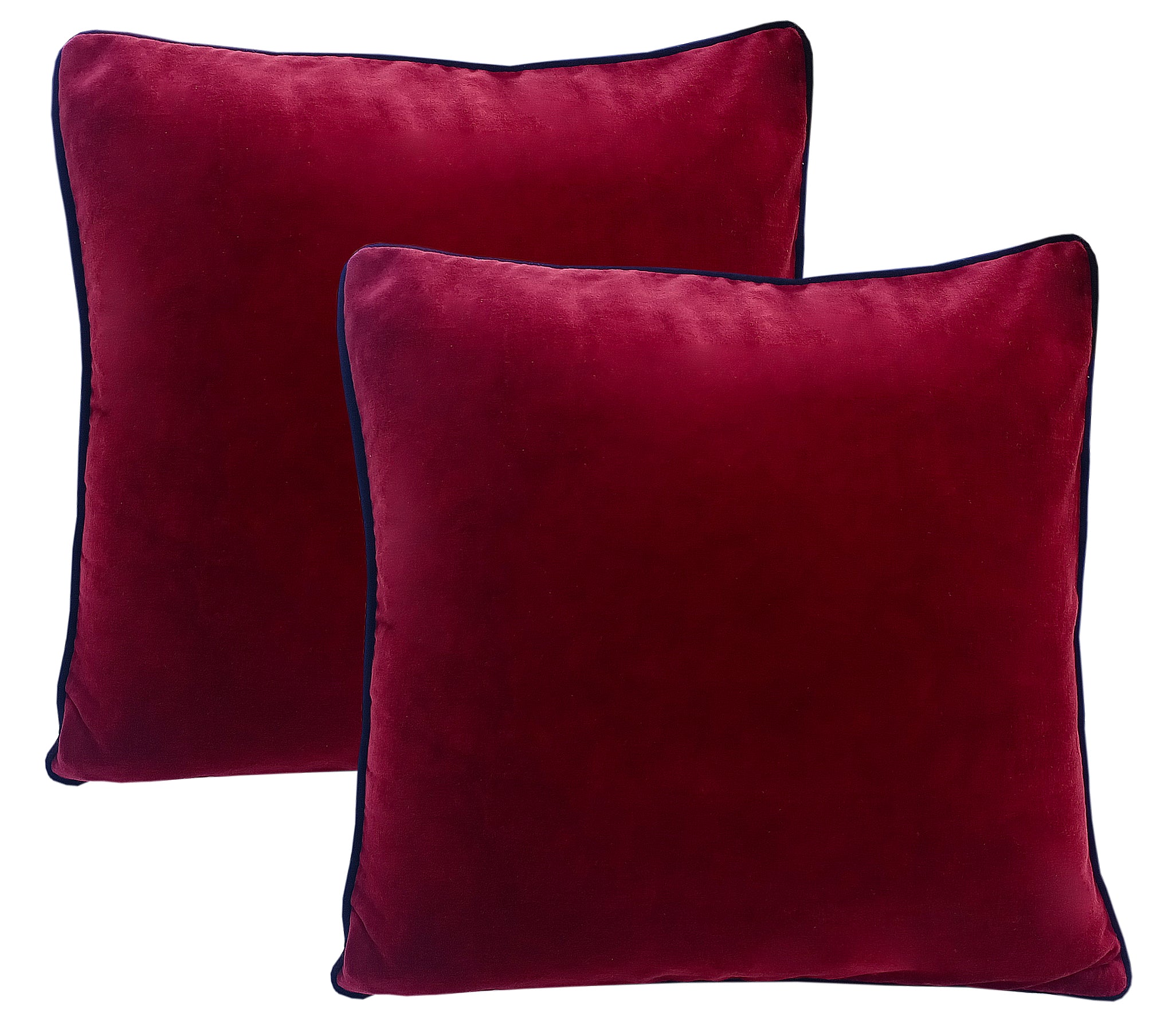 Maroon velvet hot sale pillow